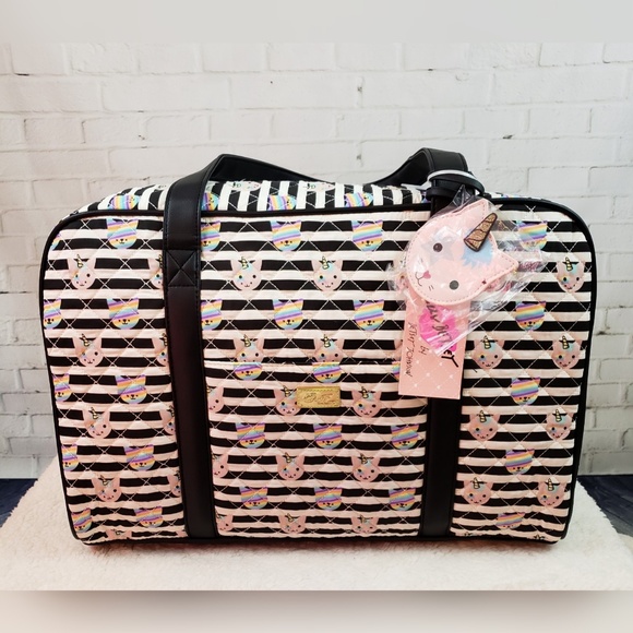 Betsey johnson unicorn luggage Clearance